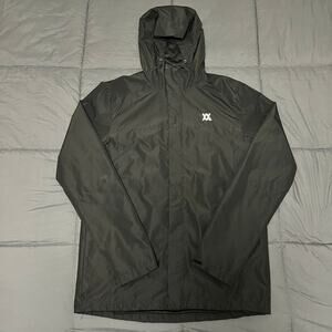 Dixxon Flannel Co Black Tech Windbreaker Jacket Mens Size Large Tall